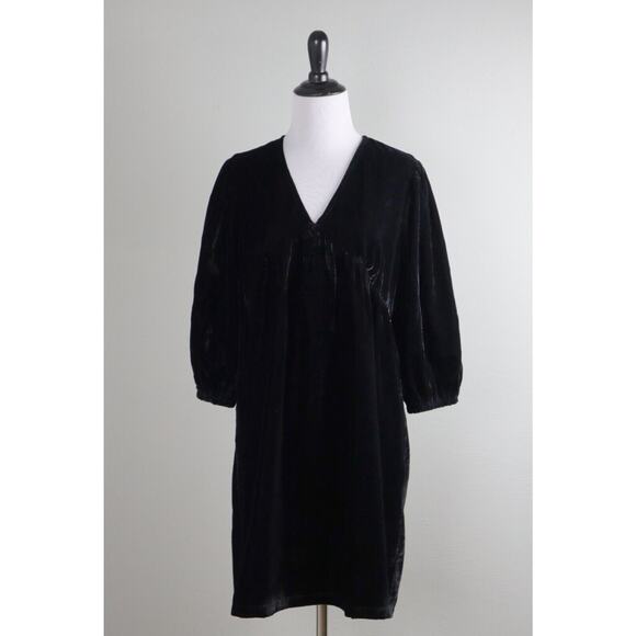 ANTHROPOLOGIE NEW Kyle Seo Love Caite Handmade Velvet Megan Dress Size Small - Picture 1 of 4